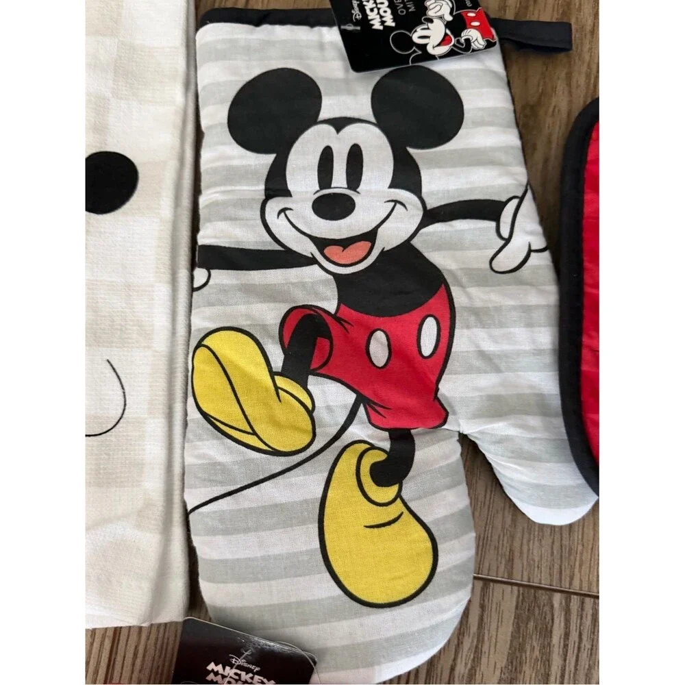 Disney Mickey Mouse Kitchen Accessory Set - Red/Black/White/Yellow
